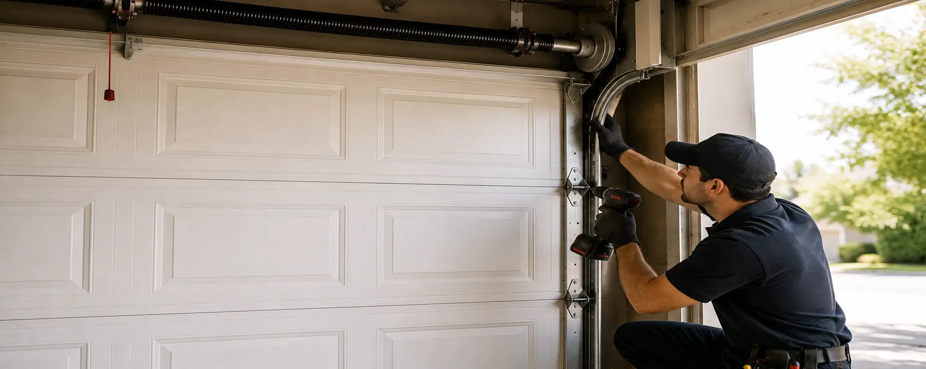 Garage door inspection and operating system in Westfield IN