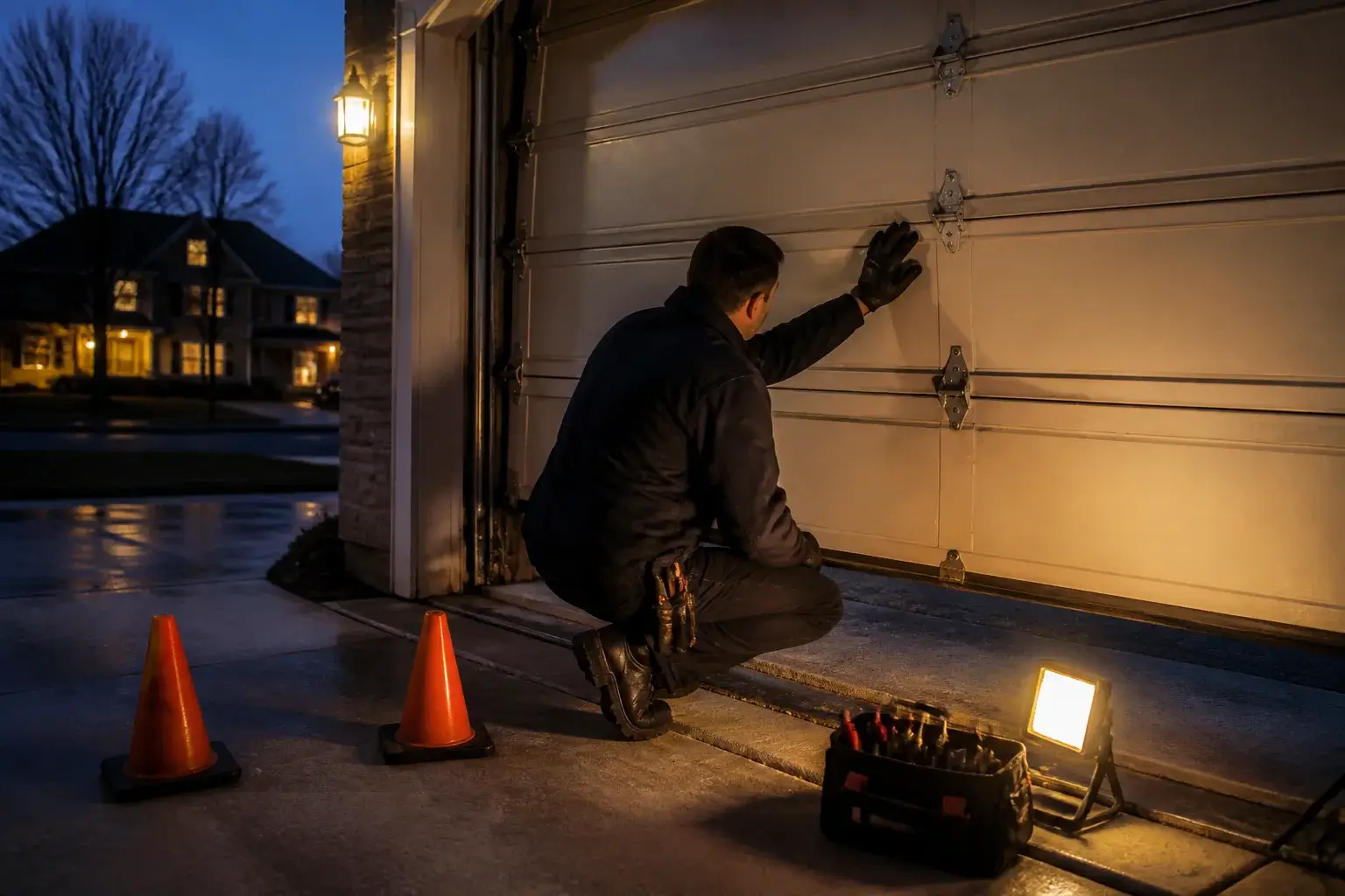 Emergency garage door service in Westfield IN