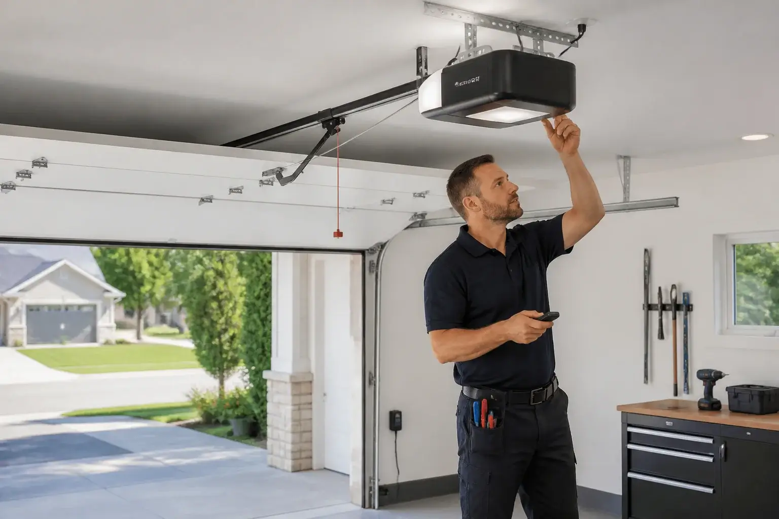 Garage door opener system in Westfield IN