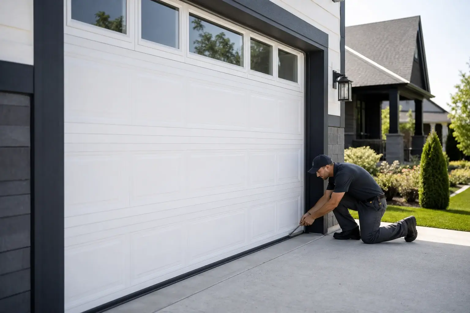 Garage technician repair