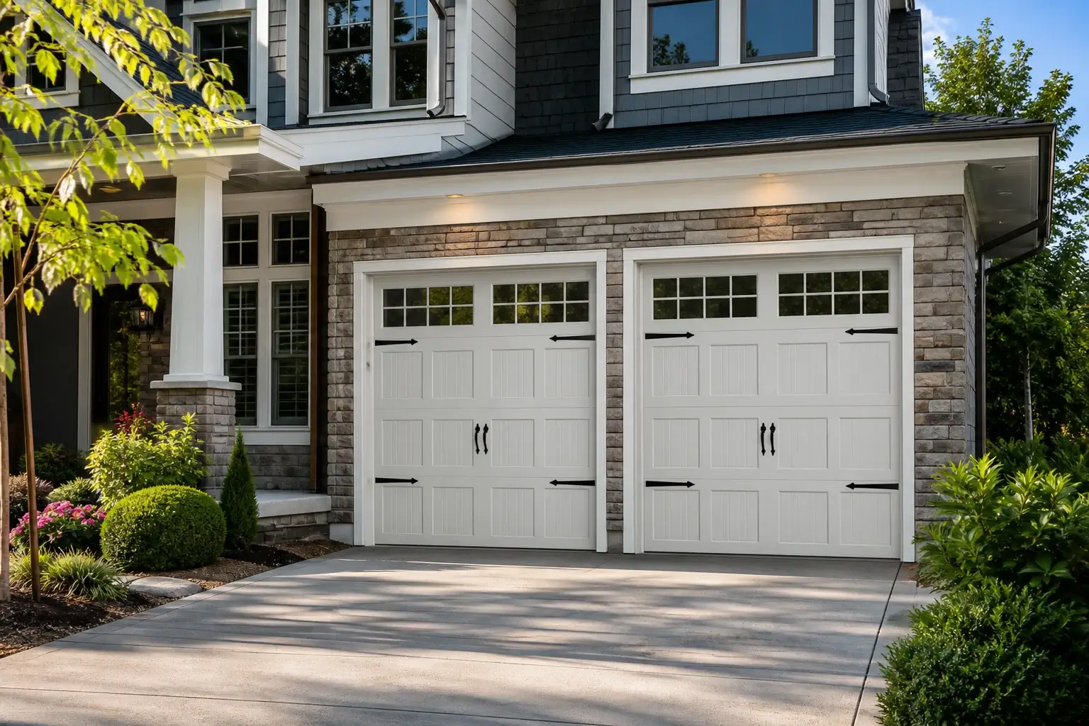 Residential garage doors
